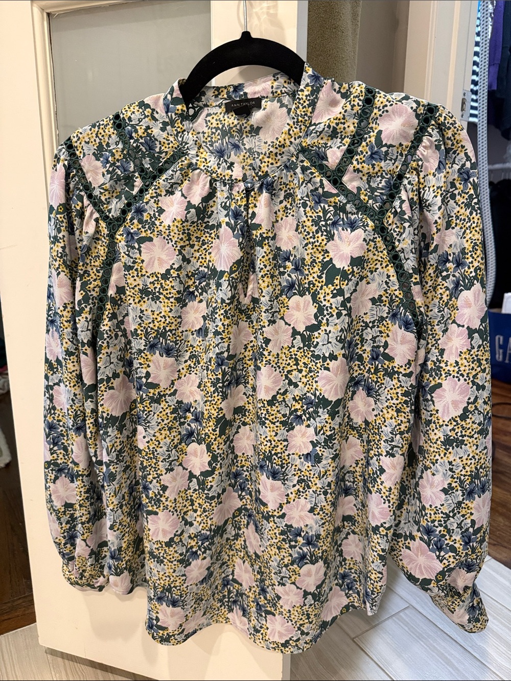 Ann Taylor floral blouse